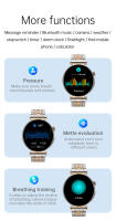 Reloj inteligente VL45 Pro, dispositivo con detección ECG, Bluetooth, llamada de emergencia SOS, fotografía remota, Pantalla AMOLED, novedad de 2024 - details 24