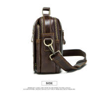 CONTACT'S-bolso bandolera de cuero de vaca para hombre, bandolera grande, informal - details 8