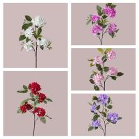 Flor Lila Artificial de tacto Real, rama de flor Lila de seda elegante de lujo, flor falsa hecha a mano, decoración de jardín al aire libre - details 4