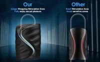 Leten HESEKS masturbador masculino vibrador de entrenamiento con Control de aplicación juguete sexual para hombres masajeador Sexual anillo glande entrenador 18 - details 4