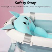 Almohada segura para bebé y soporte de asiento de baño plegable suave antideslizante para recién nacidos - details 5