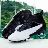 Zapatos de Fútbol de Caña Alta AG/FG Cleats para Hombres y Niños Deportivas de Entrenamiento para Adultos y Niños - details 16