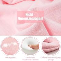 Almohada para bebé,  viscoelástica, almohada para bebé, antiplagiocefalia, adecuada para recién nacidos de 0 a 12 meses, color rosa - details 3