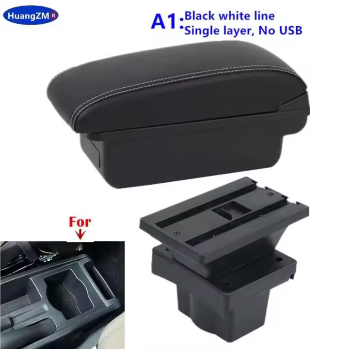 Octavia para Skoda 2 ca reposabrazos empuje dedicado Interior coche actualización accesorios 2005-2012 - 1
