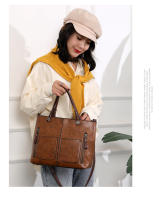 Bolso para mujer nuevo bolso de hombro de moda para mujer bolso de mano retro de gran capacidad para mujer bolso simple oblicuo. - details 8