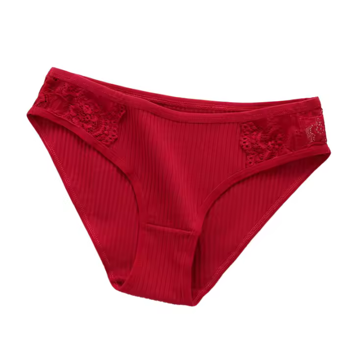 Bragas De Algodón Para Mujer, Ropa Interior Sexy De Cintura Media, Cómoda, Color Sólido, Lencería, suave y Cómodo - 1