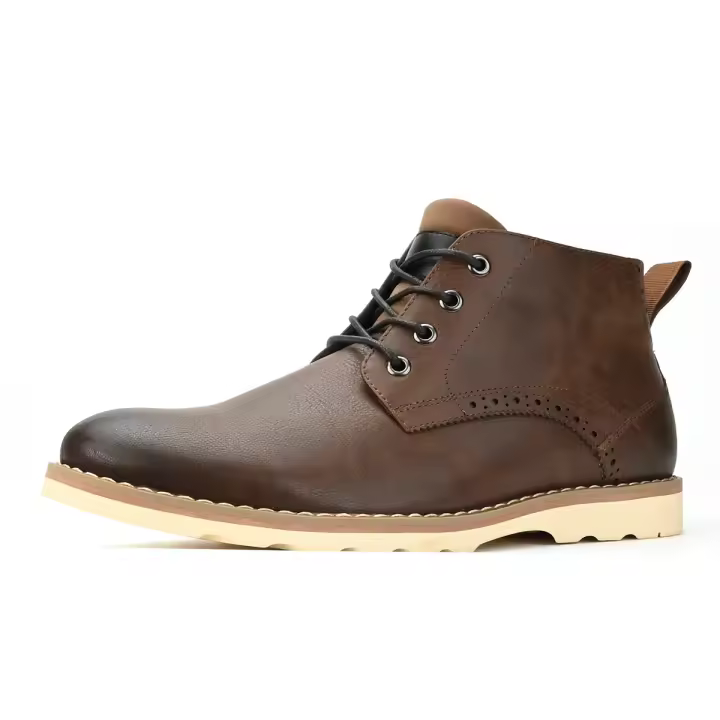 Botas de hombre Retro Británico Versátil Botas cortas Casual Diario Botas de hombre - 1