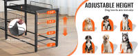 SucceBuy Estación de alimentación para mascotas con almacenamiento Organizador de juguetes y comida para perros Cuencos elevados para perros, elevados para todos los perros - details 1
