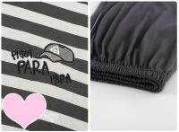 Pijamas con estampado a rayas para hombre, ropa de dormir de algodón peinado con cuello redondo, talla grande, a la moda, Y2k, otoño e invierno, 2024 - details 16