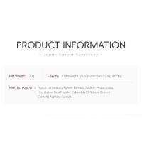 Sakura Crema de protección solar Bloqueador solar facial SPF50 Conjunto de aislamiento iluminador hidratante - details 1