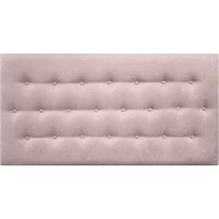 Cabeceros de Cama tapizados con Tejido Antimanchas, Estructura Madera Acolchado- Cabezal Dormitorio y Matrimonio Moderno Mod. Paris Todas Las Medidas y Colores (Rosa, 135 * 70) - details 3