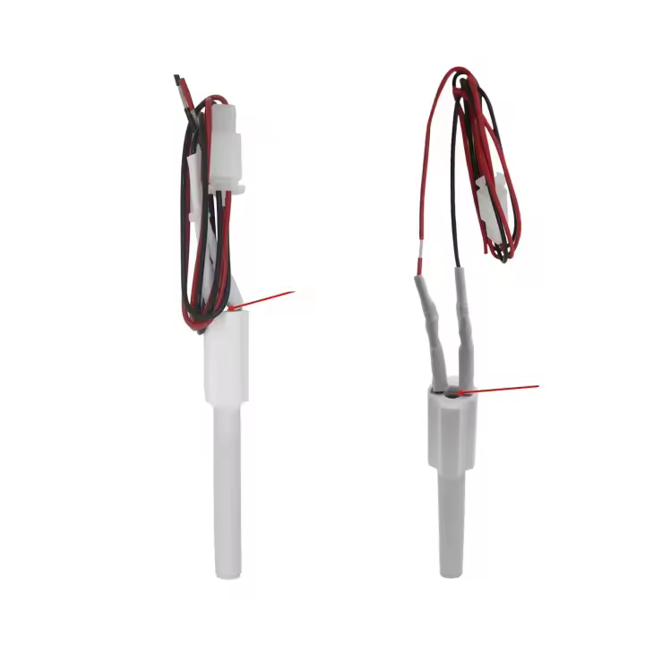 Encendedor de cerámica de 220V y 350W, tubo de calefacción de cerámica, bujía para estufa de pellets, encendedor de horno de 10,5x6,5x100mm - 1