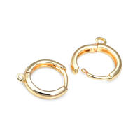 Aretes de Cuerda de Metal Dorado de 18K Diseño Redondo Rectangular de Alta Calidad - details 77