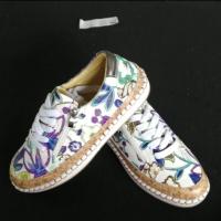 Zapatos con cordones para mujer, zapatos planos informales con estampado para mujer - details 3