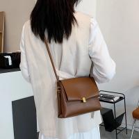 Bolsos pequeños Retro para mujer, bolso de mensajero de hombro para mascotas, cuero genuino suave que combina con todo, moda de otoño e invierno - details 4