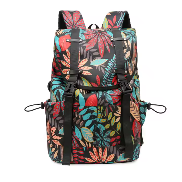 Mochila multicolor de gran capacidad para hombre, bolsa de ordenador repelente al agua, informal, escolar, para estudiantes - 1