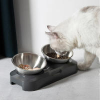 Lindo cuenco para gatos con soporte, comedero para mascotas individual/Doble - details 6