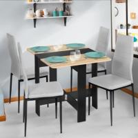 Mesa plegable para 2-4 personas, madera, blanco, madera de haya, 103 x 76 cm - details 22