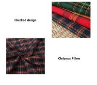 Fundas de Almohada de Plaid de Búfalo Navideño Par de 2 Material de Poliéster - details 1