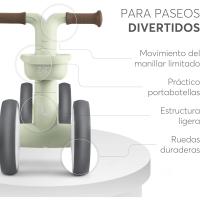 Bicicleta Sin Pedales ZIPI, Correpasillos Bebé de 1 a 3 Años, Bicicleta Equilibrio, Bici Bebé con Canasta, Ajustable, Juguete para Niños, Regalo Bebé, Beige - details 20