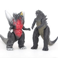 Muñeca de silicona de Godzilla Millennium Monster Planet, decoración móvil de dinosaurio, 6 piezas por juego - details 0