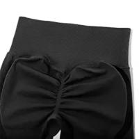 Pantalones de Yoga de Cintura Alta sin Costuras Cintura Peach, Hipos, Caderas para Mujeres - details 4