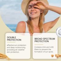 Crema hidratante con protección solar Spf50, crema de aislamiento solar duradera para el cuerpo y la cara, Control de aceite, protección UV, brillo, cuidado de la piel - details 10