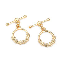 Pulsera de Tirantes Geométricos de Latón Dorado 18K Clasps para Hacer Joyería DIY - details 86