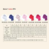 Pijamas para niños y niñas, Top de satén de seda, pantalón de manga larga, pijamas lisos con botones para bebés, conjunto de satén, camisón, ropa de dormir para niños - details 0