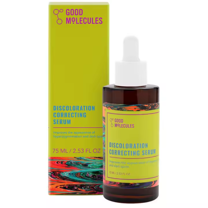 Good Molecules Suero corrector de decoloración Ácido tranexámico Sal de éster Niacinamida para manchas oscuras, daños solares y manchas de envejecimiento - - 1