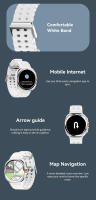 Relojes inteligentes hombre Fitness exterior deporte Seguimiento GPS ritmo cardíaco presión arterial mujer reloj - details 17