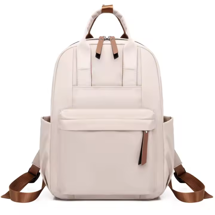 Mochila informal de nailon para mujer, bolso de viaje sencillo para ordenador portátil, a la moda, novedad - 1