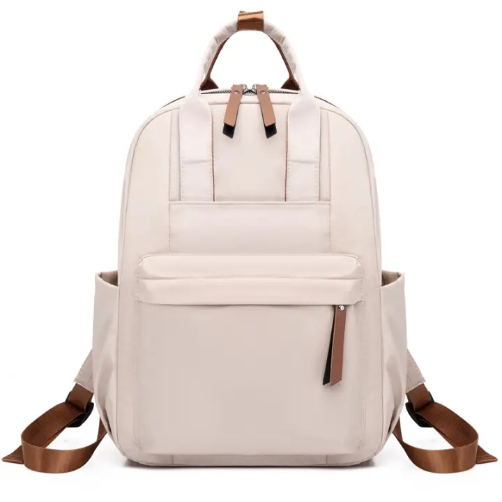 Mochila informal de nailon para mujer, bolso de viaje sencillo para ordenador portátil, a la moda, novedad - 1