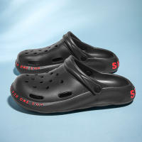 Sandalias de jardín antideslizantes para hombre, zuecos de goma con agujeros, informales, a la moda, novedad de verano, 2021 - details 17