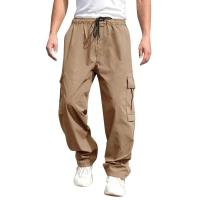 Europa y los Estados Unidos hombres nueva primavera otoño jóvenes calle hombres pantalones casuales moda suelta pantalones de tubo recto monos - details 9