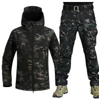 Conjunto de top y pantalones de motocicleta para hombre, chaqueta gruesa de felpa a prueba de viento para exteriores, Otoño e Invierno - details 5