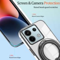 Funda para Xiaomi Redmi Note 13 Pro 5G, Funda antigolpes de TPU transparente con soporte giratorio 360 - details 11