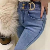 Jeans de Una Pieza de Peluche para Niñas en Otoño-Invierno Pantalones de Niña Moda para Tamaños Pequeño y Mediano - details 6