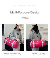 Mochila de Viaje de Lona Unisex Gimnasio con Compartimento para Zapatos - details 3