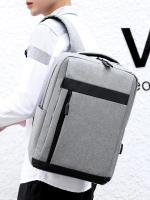 Mochila para ordenador portátil de gran capacidad para hombre, bolso de hombro informal, multifuncional, con carga Usb, impermeable - details 0