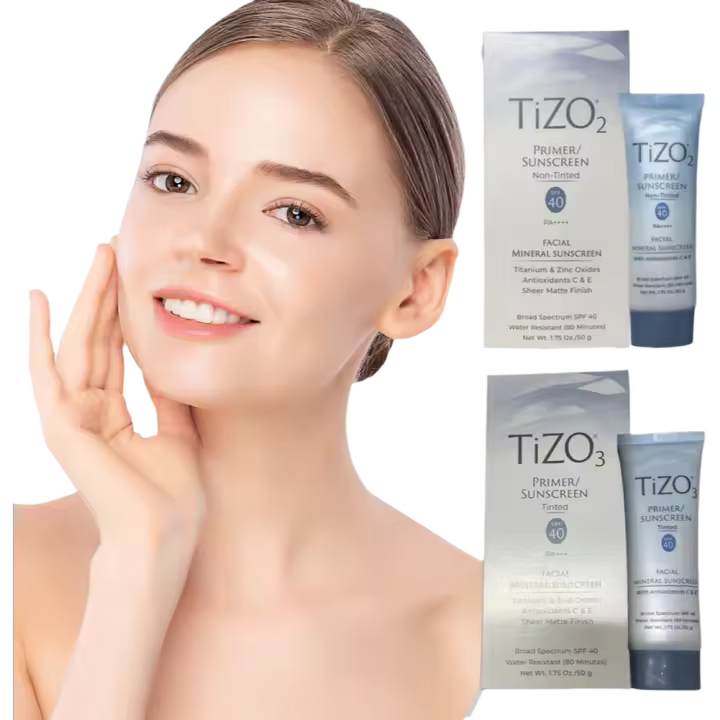 Tizo3 crema de protección solar de aislamiento físico puro sin rostro SPF40 control de aceite protección solar duradera waterpro y - 1