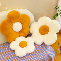 Cojín de Asiento de Margaritas de Peluche Forma de Girasol Almohada de Asiento de Dormitorio para Niños y Niñas Decoración de Oficina Cojines de Sofá Juguetes de Peluche 35cm - details 13