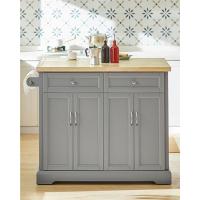 Carro de cocina multifuncional con 2 cajones y 2 estantes Gran encimera Ideal para bar y comedor - details 29