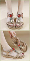 SIKETU-Sandalias de PU para mujer, suaves y transpirables, estilo bohemio para verano y playa - details 11