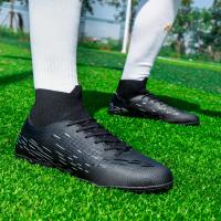 Zapatos de Fútbol de Caña Alta Ultraligeros Zapatillas de Fútbol Antideslizantes para Entrenamiento en Césped, Nuevos 2024 - details 15