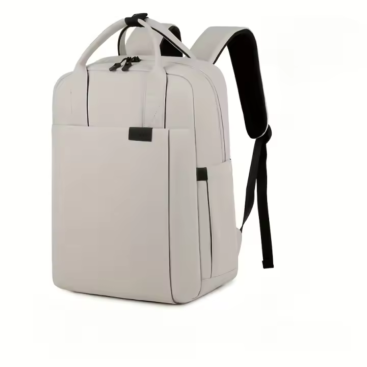 Moqueta de Alta Calidad para Portátil de 39,62 cm - Bolso Escolar Duradero y Antigolpes con Ruedas Giratorias, Gran Capacidad Unisex para Viajes, Trabajo y Comunicación (Rojo Rosa/Beis/), Mochila para la Escuela - 1