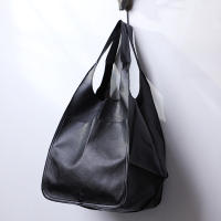 Nueva mujer retro simple nuevo bolso grande simple de cuero suave de gran capacidad de hombro portátil bolso grande - details 9