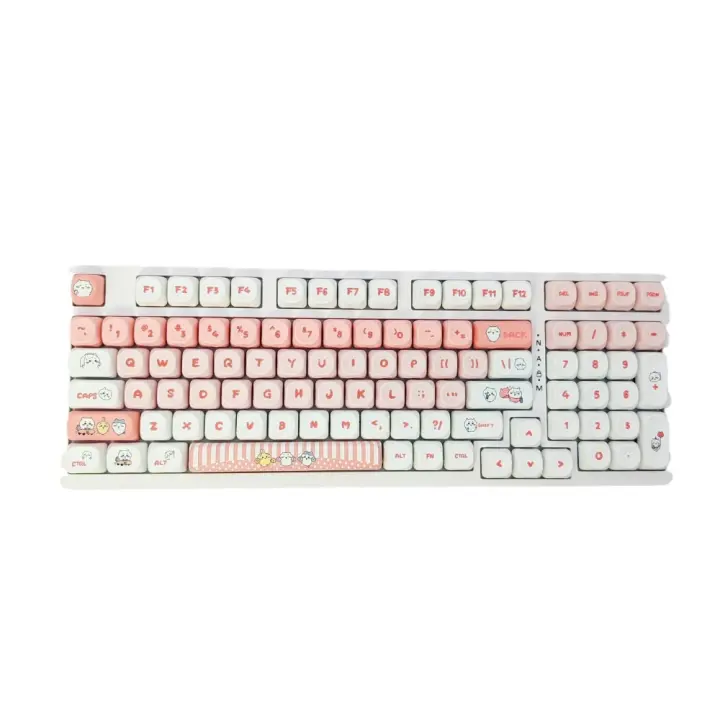 Teclas MOA sublimación de dibujos animados material PBT lindo teclado mecánico teclas jiika wow - 1