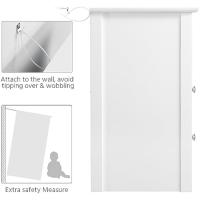 2 piezas Mesitas de Noche Blancas Mesita de Noche con 2 Cajones Mesita de Noche Moderna Mesa Auxiliar Organizadora 40 x 35 x 60 cm - details 6