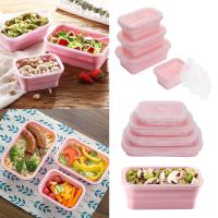 Cajas de Picnic para el hogar y la cocina, contenedor de alimentos de silicona, cuenco plegable, fiambrera plegable - details 7
